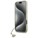 Etui Guess 4G Charms Collection na iPhone 16 - brązowe Guess