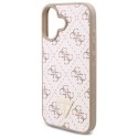 Etui Guess New 4G Triangle na iPhone 16 Plus - białe Guess