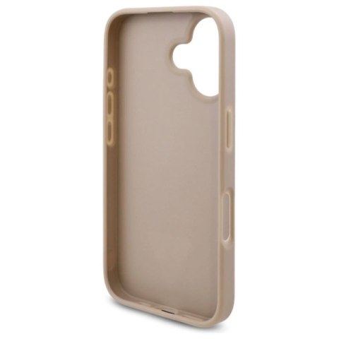 Etui Guess New 4G Triangle na iPhone 16 Plus - białe Guess