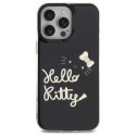 Etui Hello Kitty IML Golden Diva MagSafe na iPhone 16 Pro Max - czarne Hello Kitty