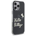 Etui Hello Kitty IML Golden Diva MagSafe na iPhone 16 Pro Max - czarne Hello Kitty