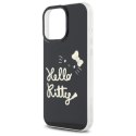 Etui Hello Kitty IML Golden Diva MagSafe na iPhone 16 Pro Max - czarne Hello Kitty