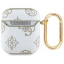 Guess GUA2PG4GPH AirPods 1/2 cover biały/white 4G Hook Guess