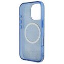Guess GUHMP16XH4PYEEB iPhone 16 Pro Max 6.9" niebieski/blue hardcase IML Peony On 4G Background MagSafe Guess