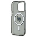 Karl Lagerfeld KLHMP15XHLSCHK iPhone 15 Pro Max 6.7" czarny/black hardcase IML Metal Choupette Head MagSafe WD
