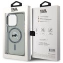 Karl Lagerfeld KLHMP15LHLSKIK iPhone 15 Pro 6.1" czarny/black hardcase IML Metal Karl Head MagSafe WD