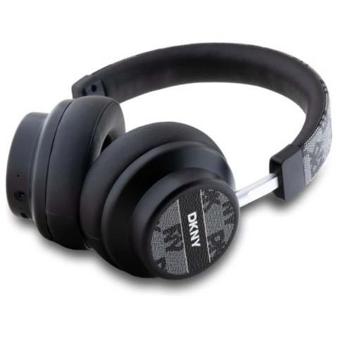 DKNY słuchawki nauszne Bluetooth DKBHM2PCSHLK czarny/black Checkered Pattern DKNY