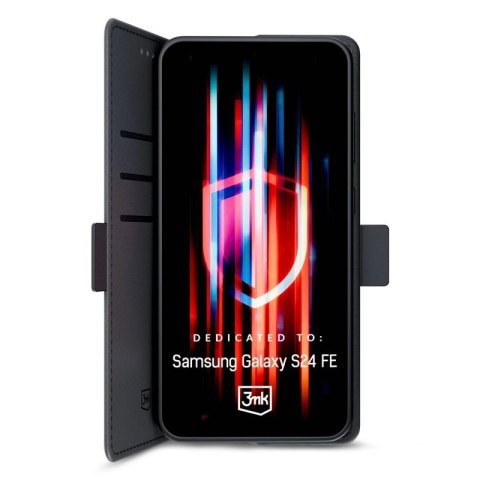 Etui 3mk Wallet Case na Samsung Galaxy S24 FE - czarne 3mk Protection