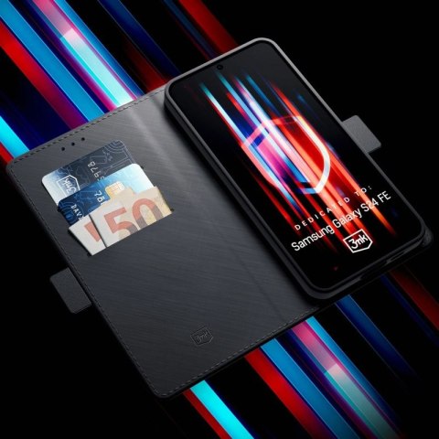 Etui 3mk Wallet Case na Samsung Galaxy S24 FE - czarne 3mk Protection