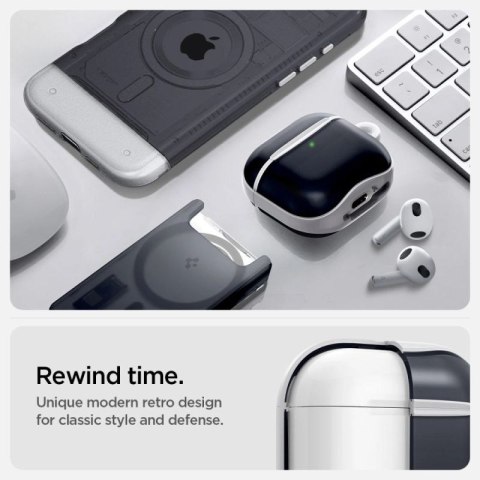 Etui Spigen Classic C1 na AirPods 4 - grafitowe Tech-Protect