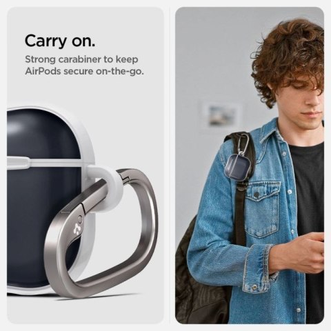 Etui Spigen Classic C1 na AirPods 4 - grafitowe Tech-Protect