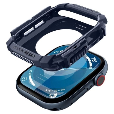 Etui Spigen Rugged Armor na Apple Watch 10 46 mm - granatowe Spigen