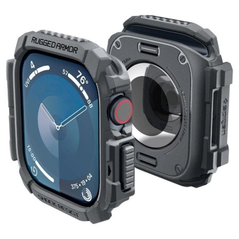 Etui Spigen Rugged Armor na Apple Watch 10 46 mm - szare Spigen