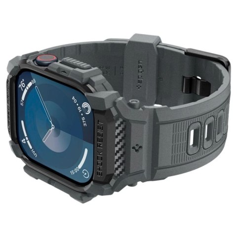 Etui Spigen Rugged Armor na Apple Watch 10 46 mm - szare Spigen