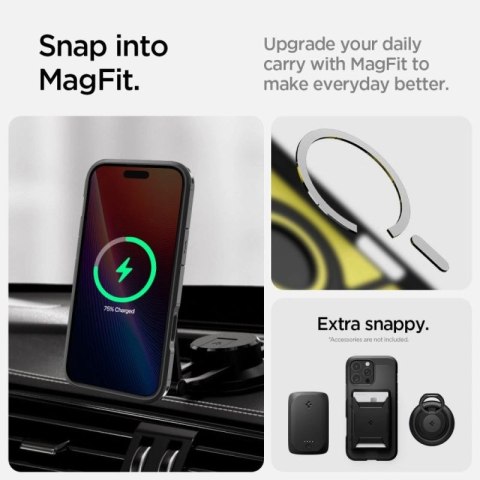 Etui Spigen Tough Armor "T" MagSafe na iPhone 16 Pro Max - czarne Spigen