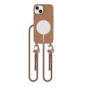 Etui Tech-Protect MagNecklace MagSafe na iPhone 13 - brązowe Tech-Protect