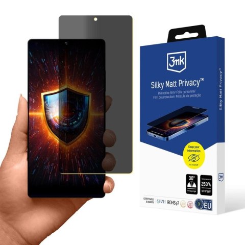 Folia prywatyzująca 3mk Silky Matt Privacy na Samsung Galaxy S25 Ultra 3mk Protection