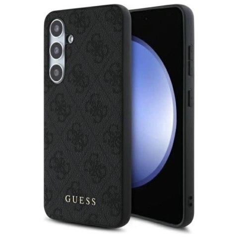 Guess GUHCS24FEG4GFGR S24 FE S721 szary/grey hardcase 4G Metal Gold Logo Guess