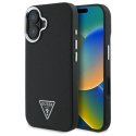 Guess GUHMP16MPGTSPSK iPhone 16 Plus 6.7" czarny/black hardcase Grained Triangle MagSafe WD