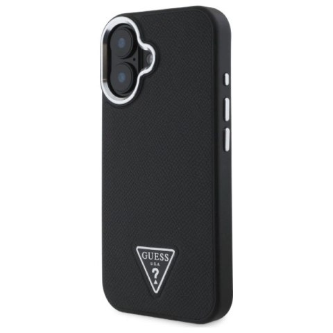 Guess GUHMP16MPGTSPSK iPhone 16 Plus 6.7" czarny/black hardcase Grained Triangle MagSafe WD