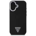 Guess GUHMP16MPGTSPSK iPhone 16 Plus 6.7" czarny/black hardcase Grained Triangle MagSafe WD