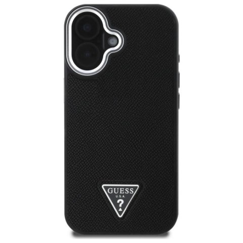 Guess GUHMP16MPGTSPSK iPhone 16 Plus 6.7" czarny/black hardcase Grained Triangle MagSafe WD