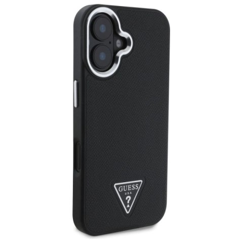 Guess GUHMP16MPGTSPSK iPhone 16 Plus 6.7" czarny/black hardcase Grained Triangle MagSafe WD