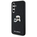 Karl Lagerfeld KLHCS24FEPGKLKCPK Sam S24 FE S721 czarny/black hardcase Monogram Karl&Chaoupette Head Pin WD