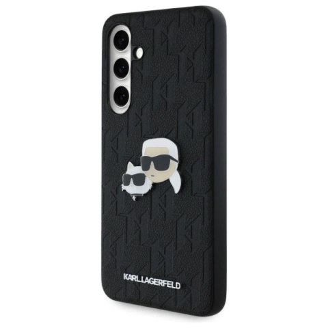 Karl Lagerfeld KLHCS24FEPGKLKCPK Sam S24 FE S721 czarny/black hardcase Monogram Karl&Chaoupette Head Pin WD
