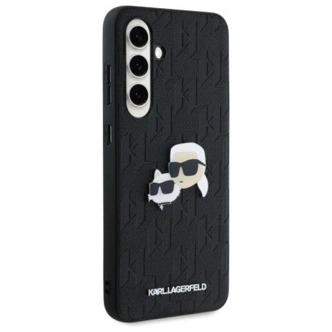 Karl Lagerfeld KLHCS24FEPGKLKCPK Sam S24 FE S721 czarny/black hardcase Monogram Karl&Chaoupette Head Pin WD