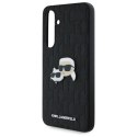 Karl Lagerfeld KLHCS24FEPGKLKCPK Sam S24 FE S721 czarny/black hardcase Monogram Karl&Chaoupette Head Pin WD