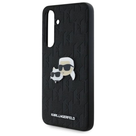 Karl Lagerfeld KLHCS24FEPGKLKCPK Sam S24 FE S721 czarny/black hardcase Monogram Karl&Chaoupette Head Pin WD