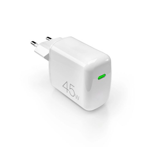 Ładowarka sieciowa Puro Super Mini 45W PD GaN USB-C - biała Puro Elektrik