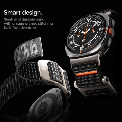 Pasek Spigen DuraPro na Samsung Galaxy Watch Ultra 47 mm - czarny Spigen