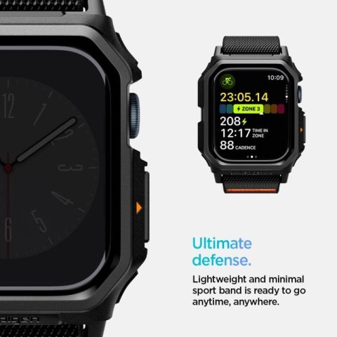 Pasek Spigen Lite Fit "PRO" na Apple Watch 10 42 mm - czarne Spigen