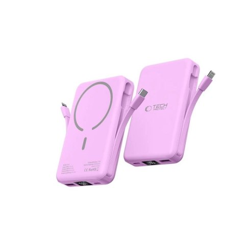 Powerbank Tech-Protect PB31 MagSafe 10000mAH - fioletowy Tech-Protect