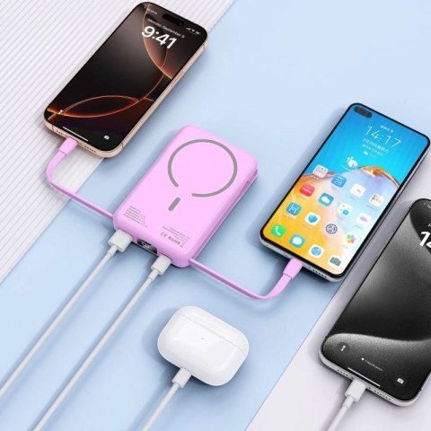 Powerbank Tech-Protect PB31 MagSafe 10000mAH - fioletowy Tech-Protect
