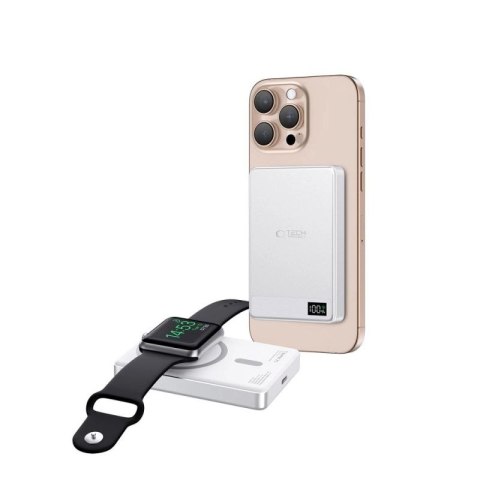 Powerbank Tech-Protect PB33 LifeMag MagSafe 5000mAH - srebrny Tech-Protect