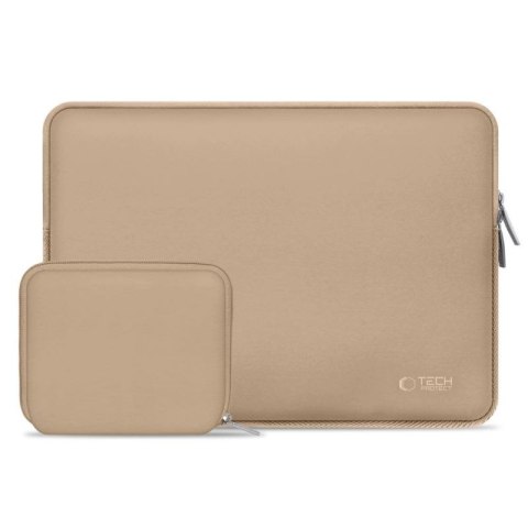 Torba na laptopa 15-16" Tech-Protect Neoslim - beżowa Tech-Protect
