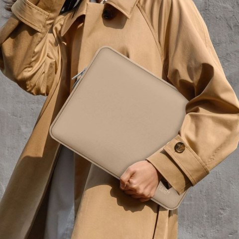 Torba na laptopa 15-16" Tech-Protect Neoslim - beżowa Tech-Protect