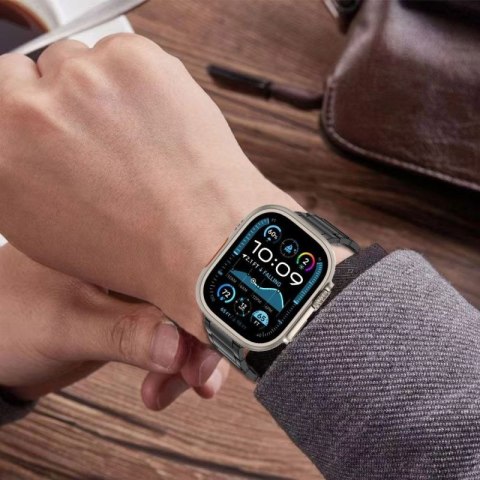 Bransoletka Tech-Protect Stainless na Apple Watch 44 / 45 / 46 / 49 mm - czarne Tech-Protect