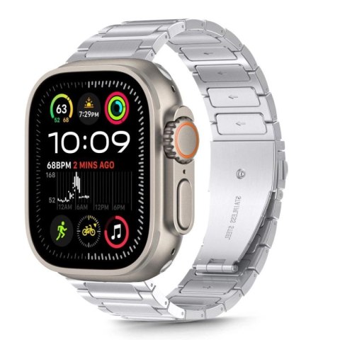 Bransoletka Tech-Protect Stainless na Apple Watch 44 / 45 / 46 / 49 mm - srebrne Tech-Protect