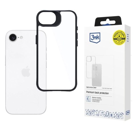 Etui 3mk Satin Armor Case+ na Apple iPhone 16e / SE 4 - przezroczyste 3mk Protection