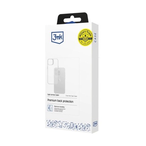 Etui 3mk Satin Armor Case+ na Apple iPhone 16e / SE 4 - przezroczyste 3mk Protection