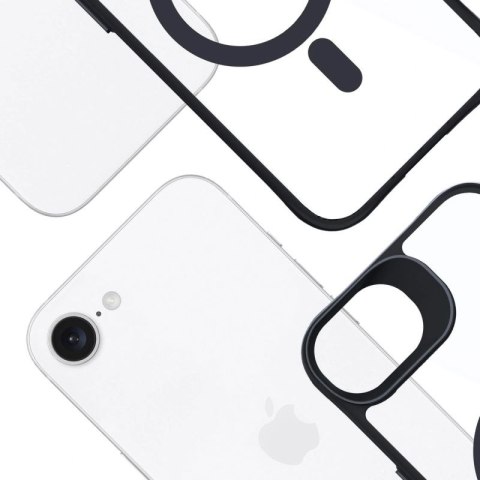 Etui 3mk Satin Armor MagCase na Apple iPhone 16e / SE 4 - przezroczyste 3mk Protection