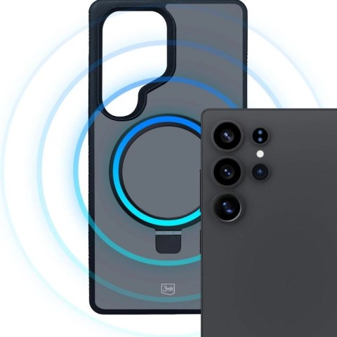 Etui 3mk Smoke Case Mag&Stand na Samsung Galaxy S25 Ultra - czarne 3mk Protection