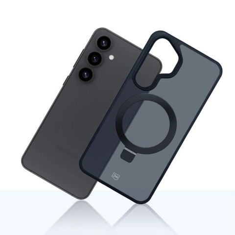 Etui 3mk Smoke Case Mag&Stand na Samsung Galaxy S25 - czarne 3mk Protection