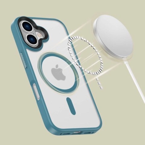 Etui Tech-Protect MagMat MagSafe na iPhone 16 - niebieskie Tech-Protect