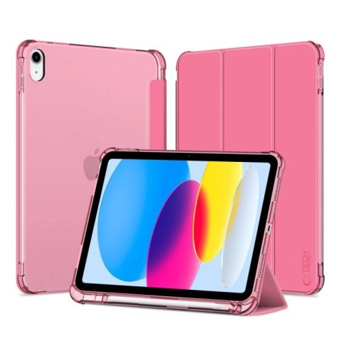 Etui Tech-Protect SC Pen Hybrid na iPad 10 / 2022 - różowe - przezroczyste Tech-Protect