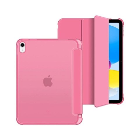 Etui Tech-Protect SC Pen Hybrid na iPad 10 / 2022 - różowe - przezroczyste Tech-Protect